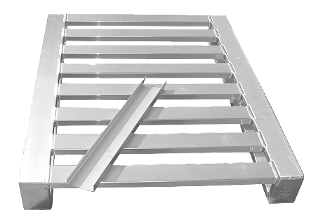 Aluminiumpall L 1200x800x140mm