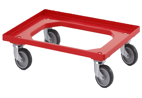 Rullevogn 620x420x166 mm Rød