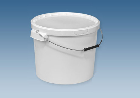 Plastspand rund med låg 17 L