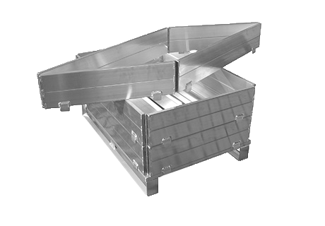 Aluminiumkrage 1200x800x200mm