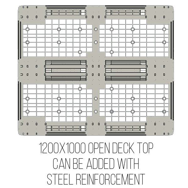 1200x1000 Open Deck Top