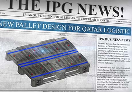 IPG Multiline Pallet Design för Qatar Logistik