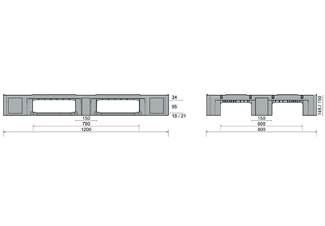 Plastpall IP-CS-1- 1200x800