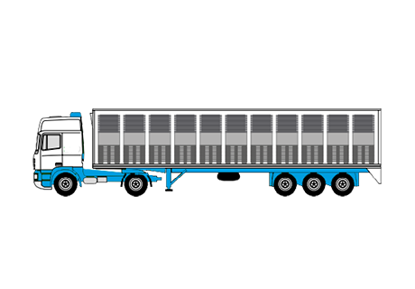 Pall containar 1200x800x1200mm System-1208